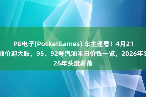 PG电子(PocketGames) 车主速看！4月21日24时油价迎大跌，95、92号汽油本日价钱一览，2026年头度着落